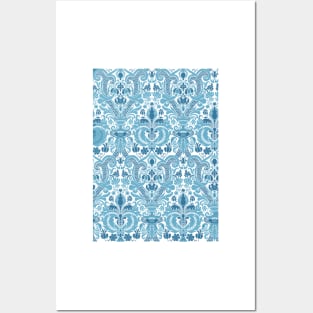 Damask Pattern Posters and Art
